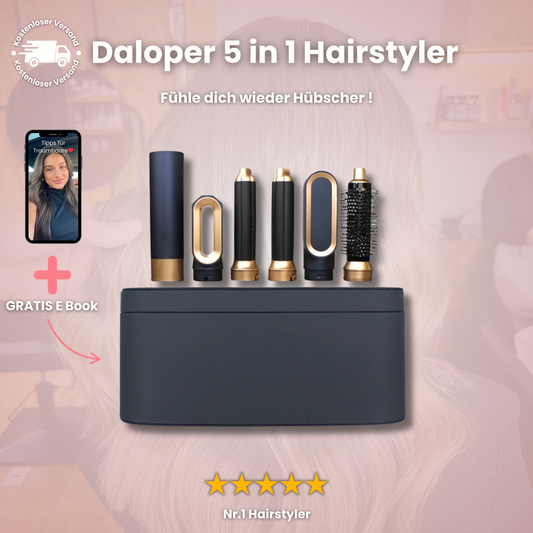 Daloper - 5 in 1 Hairstyler + GRATIS E BOOK